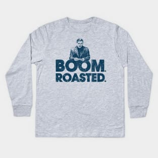 Boom. Roasted. - Michael Scott (Variant) Kids Long Sleeve T-Shirt